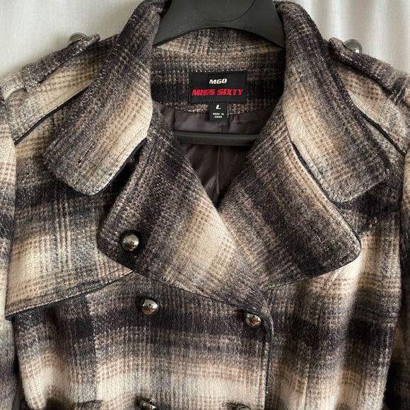Miss Sixty women's coat, Multicolor. Size L. Short length - Picture 3 of 5